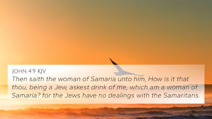 John 4:9 KJV Bible Verse Image