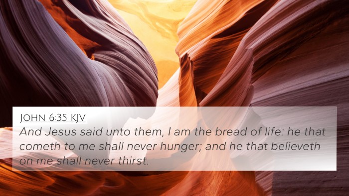 John 6:35 KJV 4K Wallpaper - And Jesus said unto them, I am the bread of life - 4K Bible Verse Wallpaper