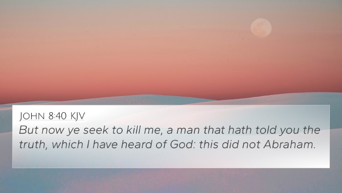 John 8:40 KJV Bible Verse Image