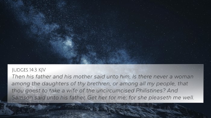 Judges 14:3 KJV Bible Verse Image