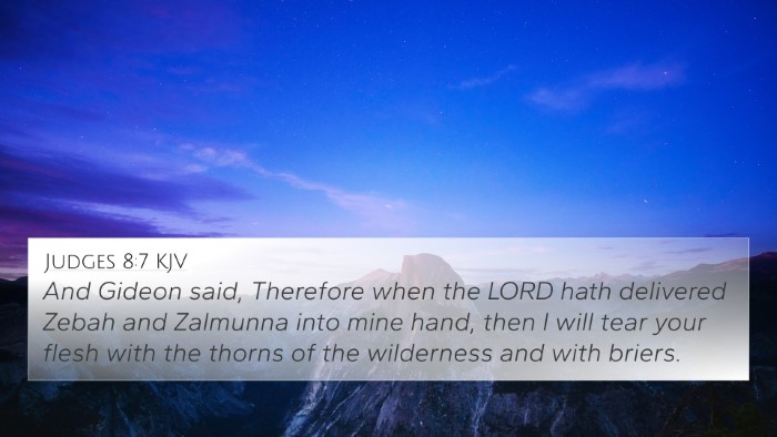 Judges 8:7 KJV Bible Verse Image