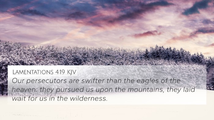 Lamentations 4:19 KJV Bible Verse Image