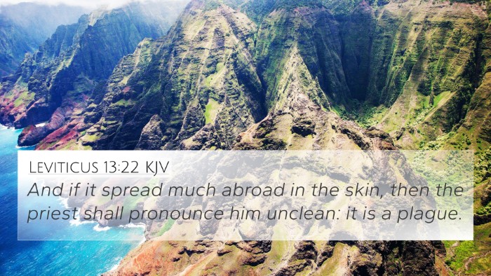 Leviticus 13:22 KJV Bible Verse Image