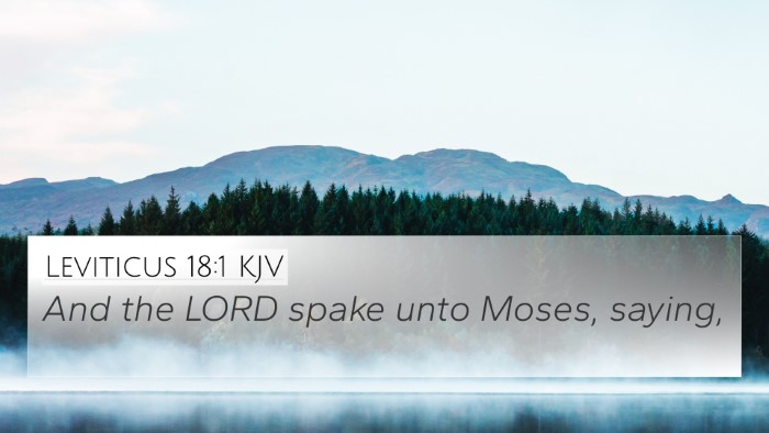 Leviticus 18:1 KJV 4K Wallpaper - And the LORD spake unto Moses, - 4K Wallpaper Bible Verse