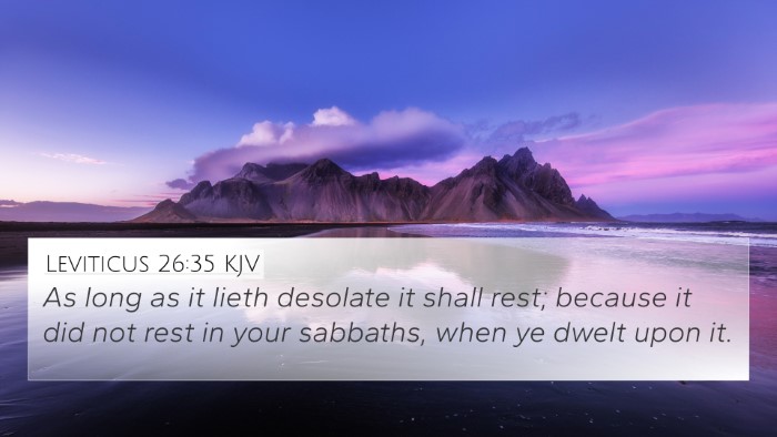 Leviticus 26:35 KJV 4K Wallpaper - As long as it lieth desolate it shall rest; - 4K Wallpaper Bible Verse
