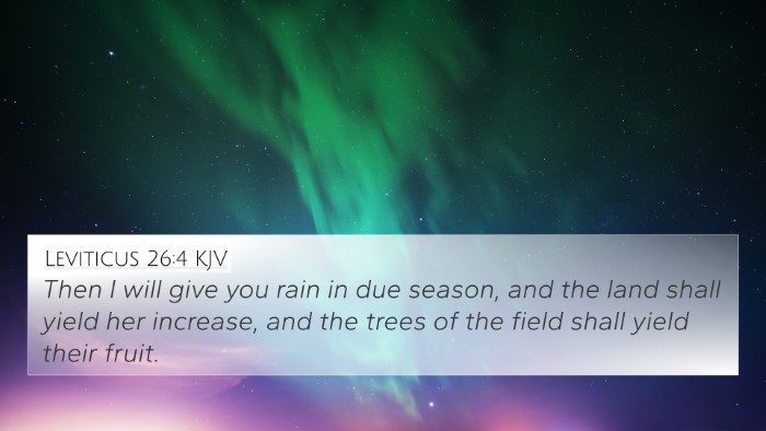 Leviticus 26:4 KJV Bible Verse Image