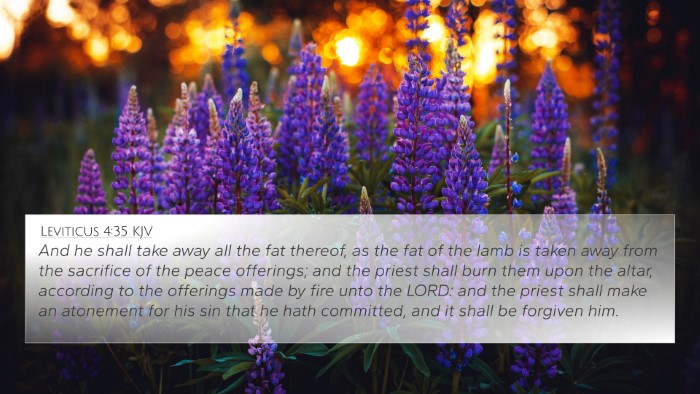 Leviticus 4:35 KJV Bible Verse Image