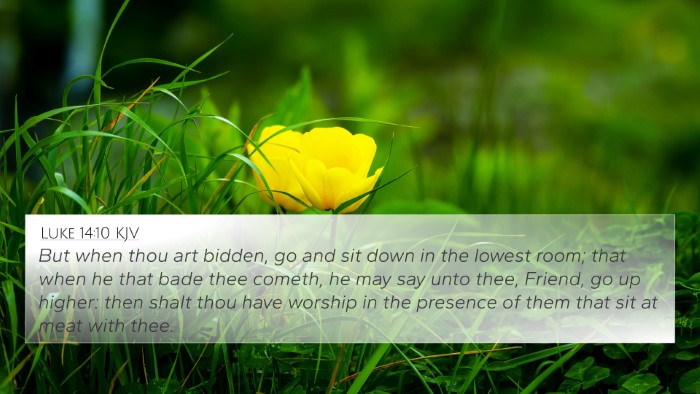 Luke 14:10 KJV Bible Verse Image