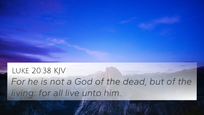 Luke 20:38 KJV 4K Wallpaper - For he is not a God of the dead, but of the - 4K Wallpaper Bible Verse