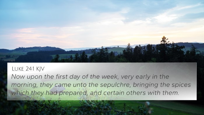 Luke 24:1 KJV 4K Wallpaper - Now upon the first day of the week, very early in - 4K Wallpaper Bible Verse