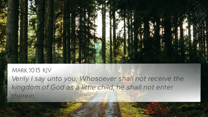 Mark 10:15 KJV Bible Verse Image