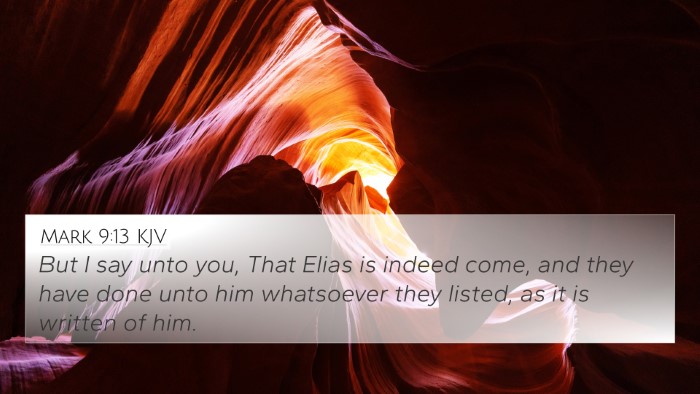 Mark 9:13 KJV 4K Wallpaper - But I say unto you, That Elias is indeed come, - 4K Wallpaper Bible Verse