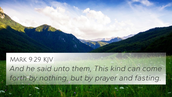 Mark 9:29 KJV 4K Wallpaper - And he said unto them, This kind can come forth - 4K Wallpaper Bible Verse