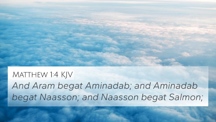 Matthew 1:4 KJV Bible Verse Image