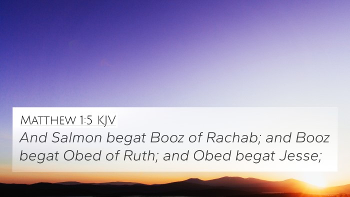 Matthew 1:5 KJV Bible Verse Image
