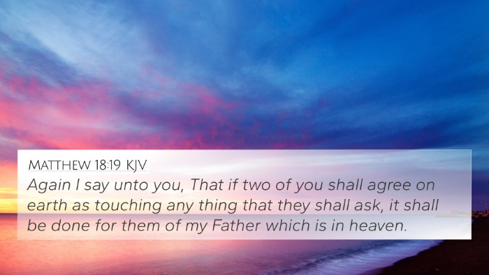 Matthew 18:19 KJV Bible Verse Image