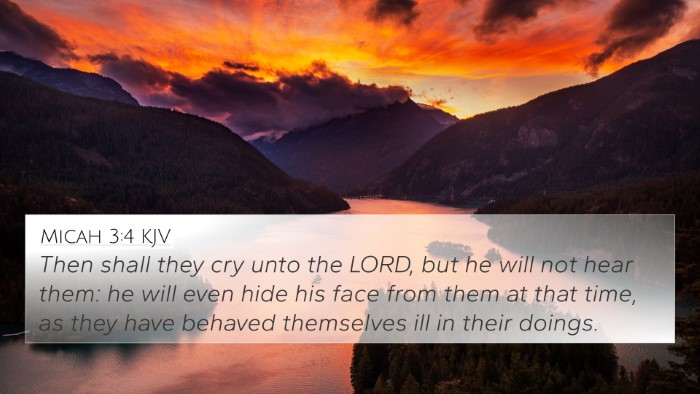 Micah 3:4 KJV Bible Verse Image