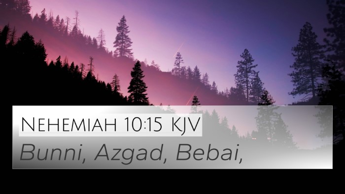 Nehemiah 10:15 KJV Bible Verse Image