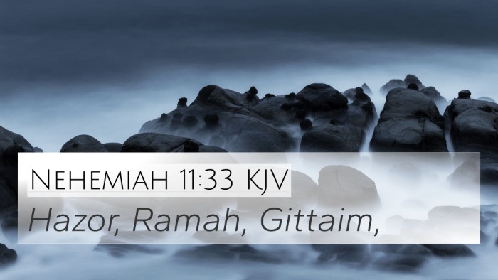 Nehemiah 11:33 KJV Bible Verse Image