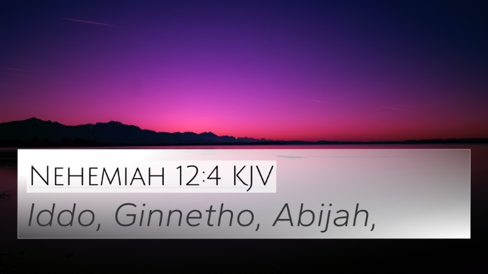 Nehemiah 12:4 KJV Bible Verse Image