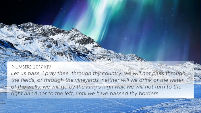 Numbers 20:17 KJV 4K Wallpaper - Let us pass, I pray thee, through thy country: we - 4K Wallpaper Bible Verse