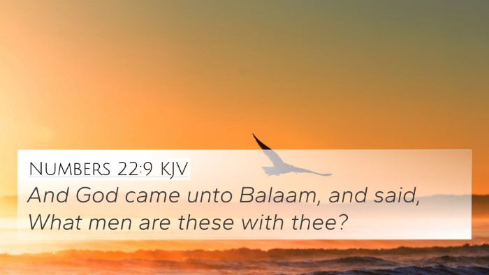 Numbers 22:9 KJV 4K Wallpaper - And God came unto Balaam, and said, What men are - 4K Wallpaper Bible Verse
