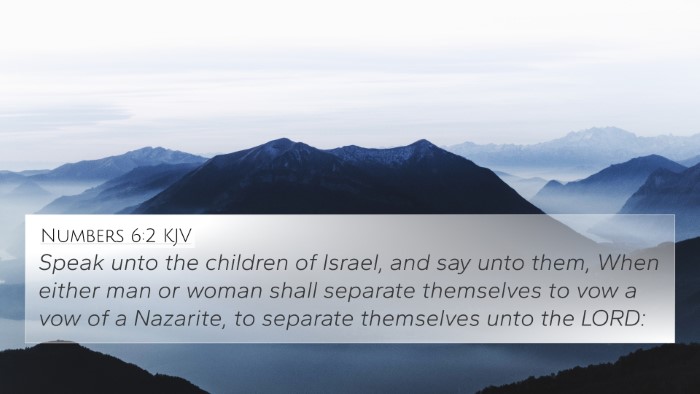 Numbers 6:2 KJV 4K Wallpaper - Speak unto the children of Israel, and say unto - 4K Wallpaper Bible Verse