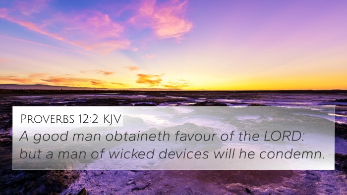 Proverbs 12:2 KJV Bible Verse Image