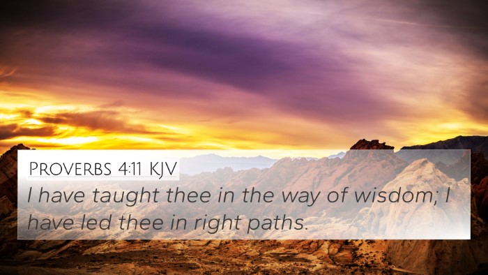 Proverbs 4:11 KJV Bible Verse Image