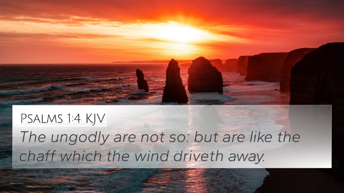 Psalms 1:4 KJV 4K Wallpaper - The ungodly are not so: but are like the chaff - 4K Wallpaper Bible Verse