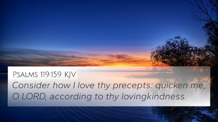 Psalms 119:159 KJV Bible Verse Image
