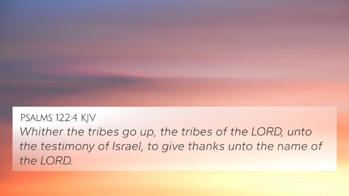 Psalms 122:4 KJV Bible Verse Image