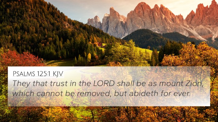 Psalms 125:1 KJV Bible Verse Image