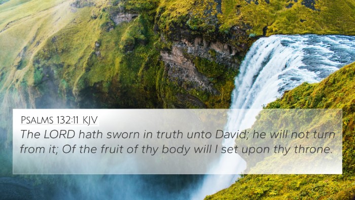 Psalms 132:11 KJV Bible Verse Image