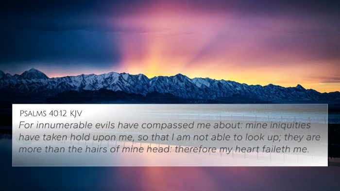 Psalms 40:12 KJV Bible Verse Image