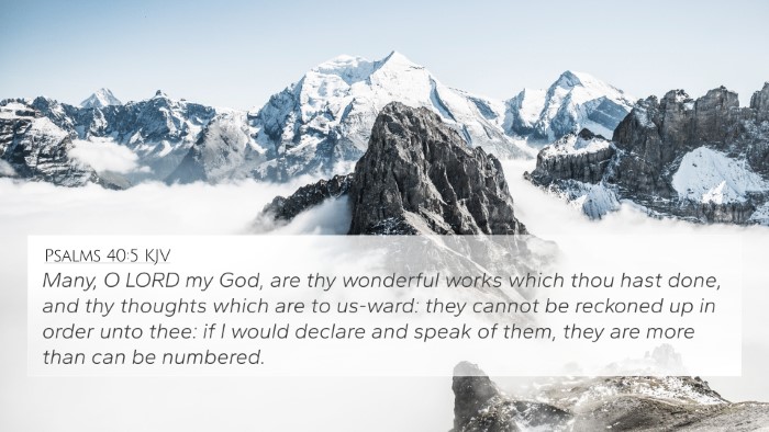 Psalms 40:5 KJV Bible Verse Image