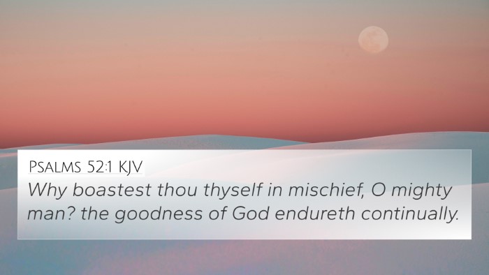 Psalms 52:1 KJV Bible Verse Image