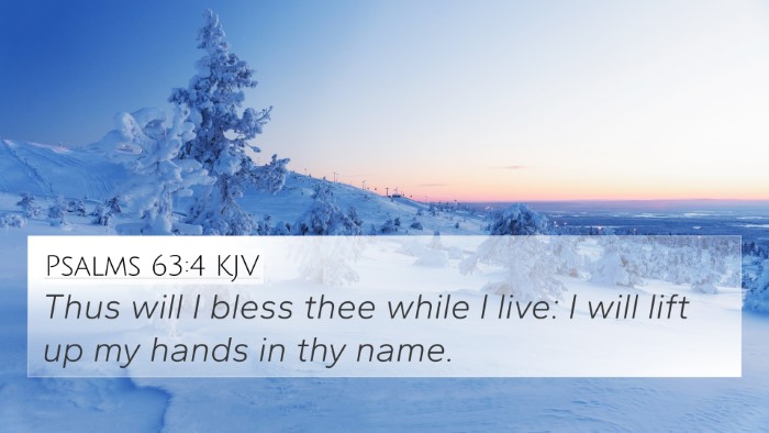 Psalms 63:4 KJV 4K Wallpaper - Thus will I bless thee while I live: I will lift - 4K Wallpaper Bible Verse