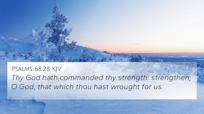 Psalms 68:28 KJV Bible Verse Image