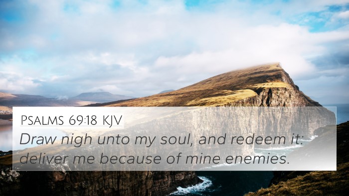Psalms 69:18 KJV Bible Verse Image