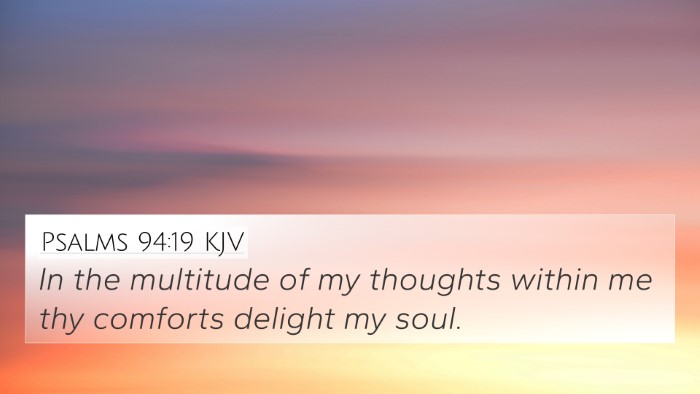 Psalms 94:19 KJV Bible Verse Image