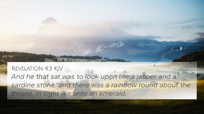 Revelation 4:3 KJV Bible Verse Image