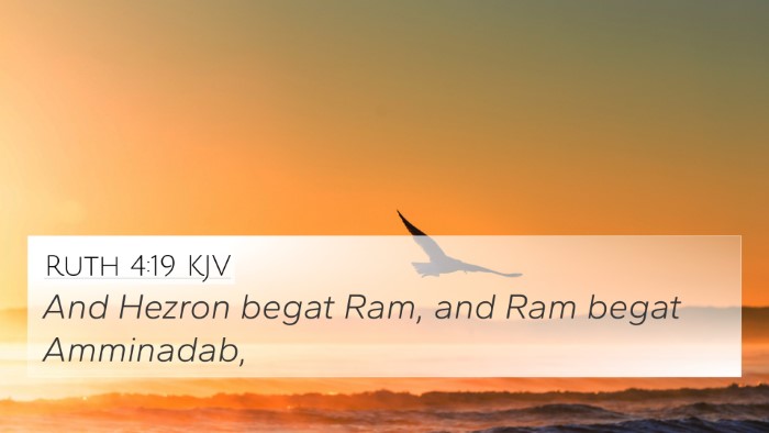 Ruth 4:19 KJV Bible Verse Image