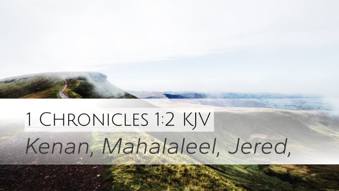 1 Chronicles 1:2 KJV Bible Verse Image