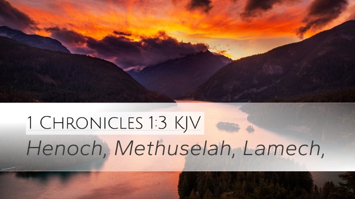 1 Chronicles 1:3 KJV Bible Verse Image