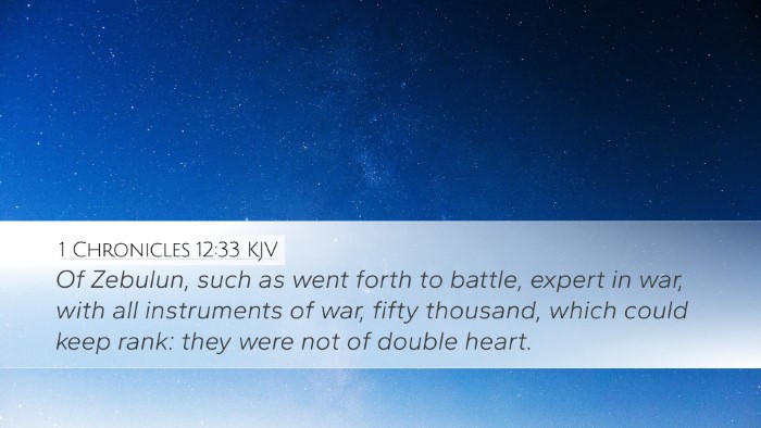 1 Chronicles 12:33 KJV Bible Verse Image