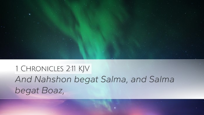 1 Chronicles 2:11 KJV Bible Verse Image
