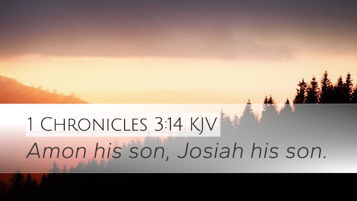 1 Chronicles 3:14 KJV Bible Verse Image