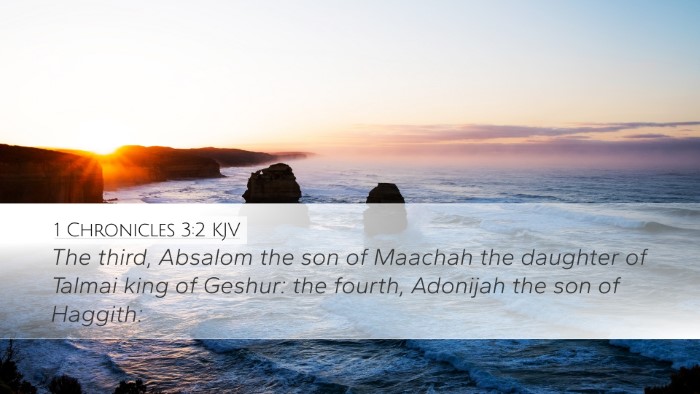 1 Chronicles 3:2 KJV Bible Verse Image