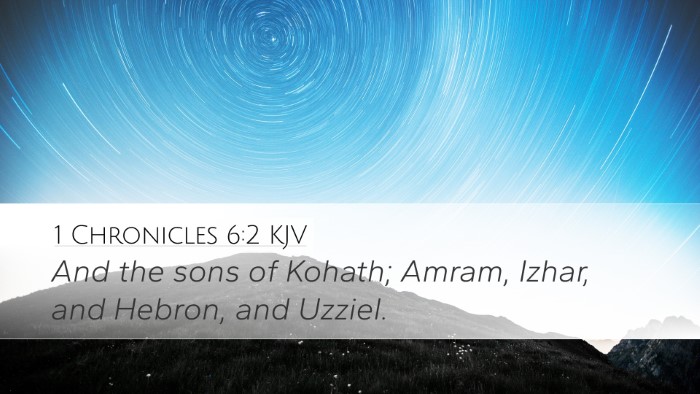 1 Chronicles 6:2 KJV Bible Verse Image